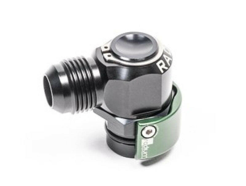 Radium V2 Quick Connect 19mm Male to 10AN Male 90 Degree Fittings Radium Engineering