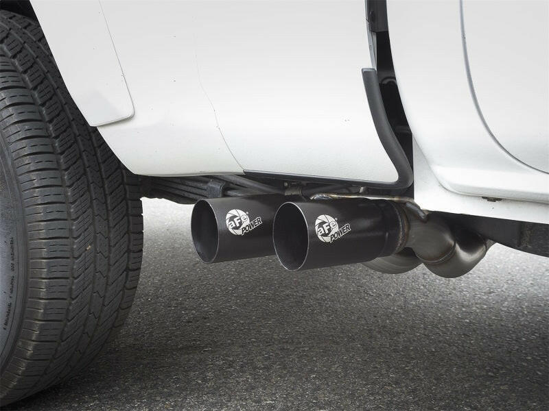 aFe Rebel Exhausts Cat-Back SS 16 Toyota Tacoma V6-3.5L w/ Black Tips Catback aFe