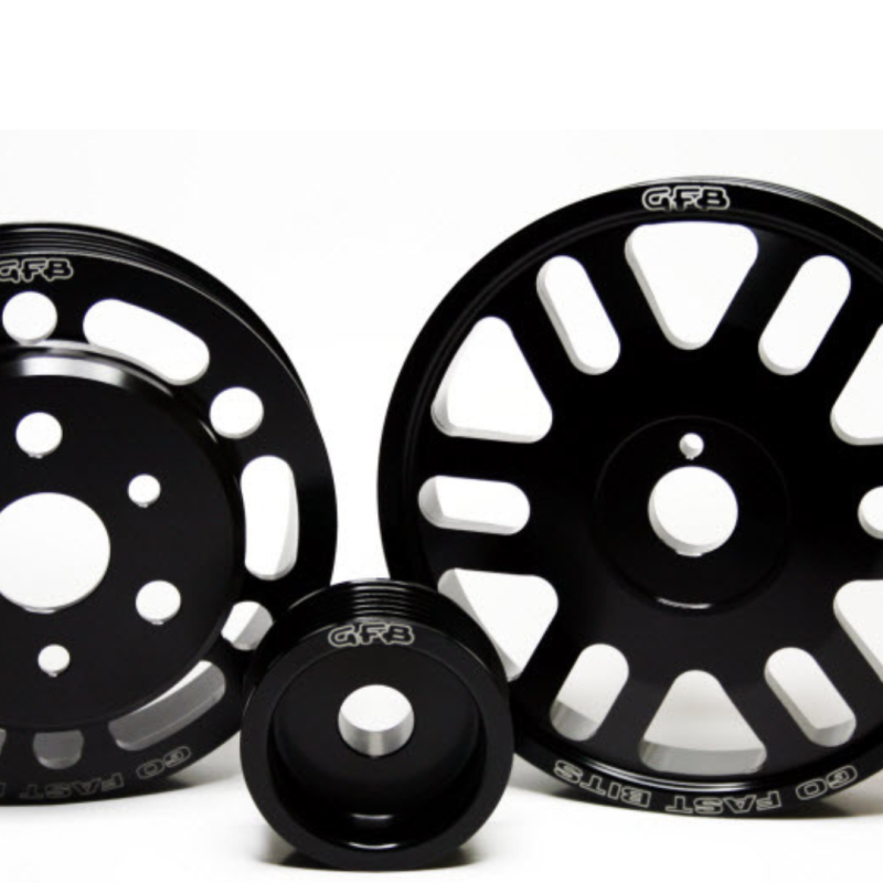 GFB 13 Subaru BRZ / 13 Scion FR-S 3 Pc L/W Pulley Kit (Inc Crank/Alternator/Water Pump Pulleys) Pulleys - Crank, Underdrive Go Fast Bits