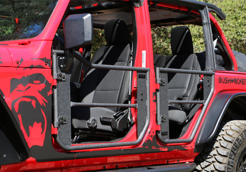 Rampage 2018-2019 Jeep Wrangler(JL) Unlimited Sport 4-Door Trail Doors - 4Dr - Black Exterior Trim Rampage