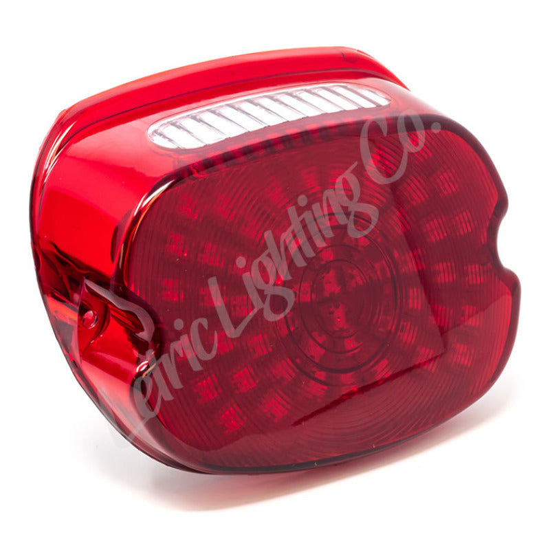 Letric Lighting 99-23 Square Back Model SO-LO Slantback Low-Profile LED Taillight - Red Lens Tail Lights Letric Lighting