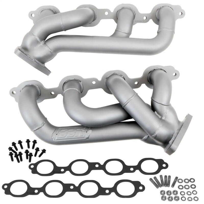 BBK 14-18 GM Truck 5.3/6.2 1 3/4in Shorty Tuned Length Headers - Titanium Ceramic Headers & Manifolds BBK