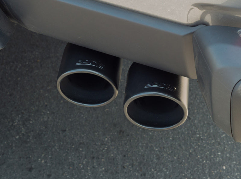 Borla 2020 Jeep Gladiator JT 3.6L V6 AT/MT AWD 2.75-2in S-Type Catback Ceramic Blk Tailpipe & Tips Catback Borla