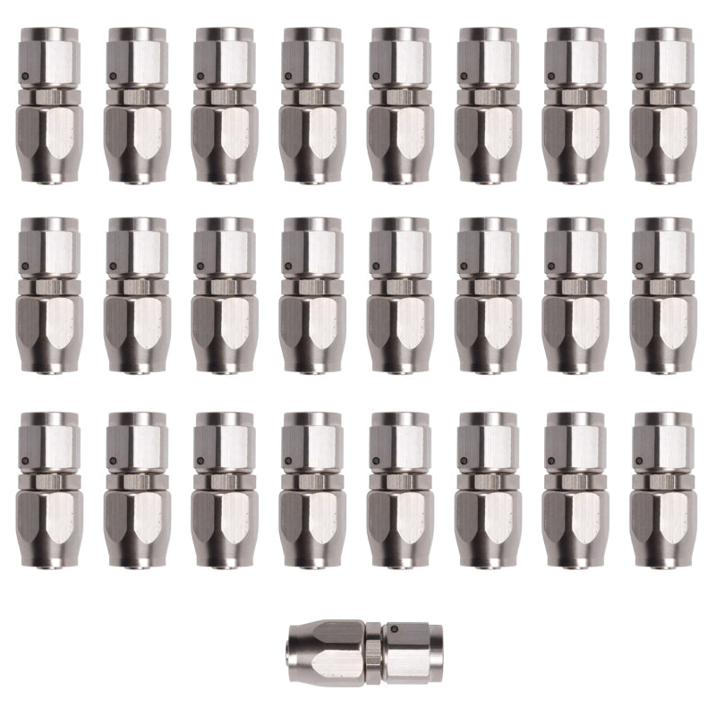 Russell Performance -4 AN Endura Straight Full Flow Hose End (25 pcs.) Fittings Russell