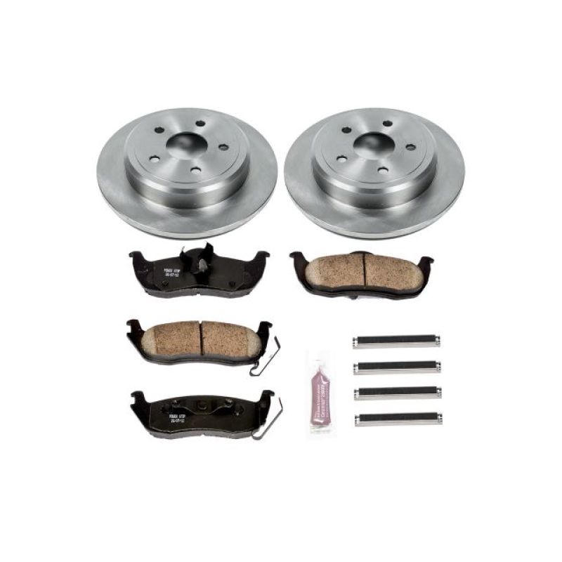 Power Stop 06-10 Jeep Commander Rear Autospecialty Brake Kit Brake Kits - OE PowerStop