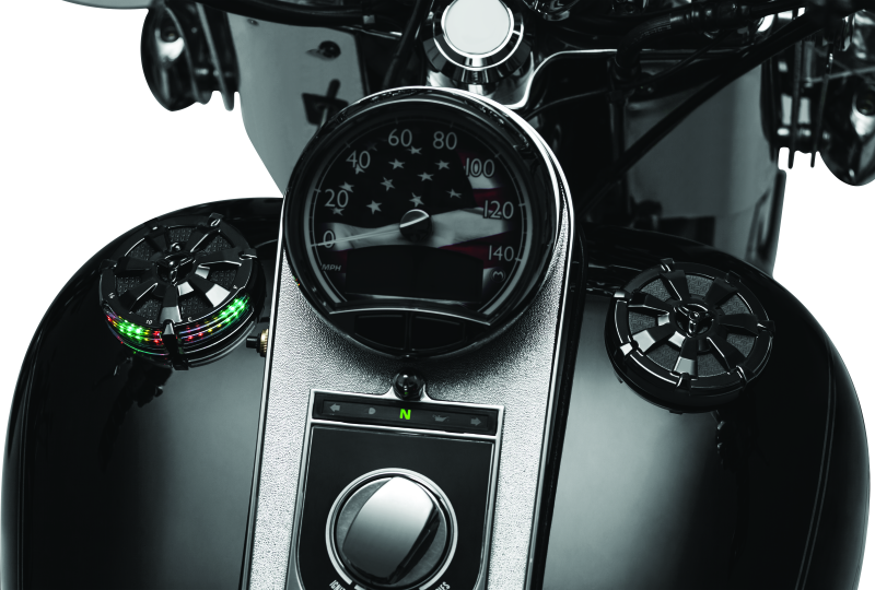 Kuryakyn Alley Cat Gas Cap Black Fuel Caps Kuryakyn