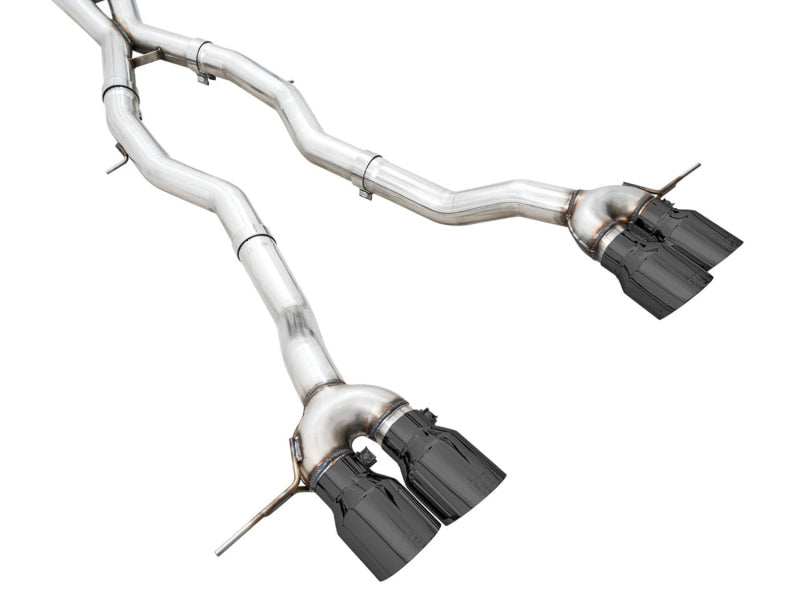 AWE Tuning Track Edition Cat-Back Exhaust for BMW G8X M3/M4 - Diamond Black Tips Catback AWE Tuning