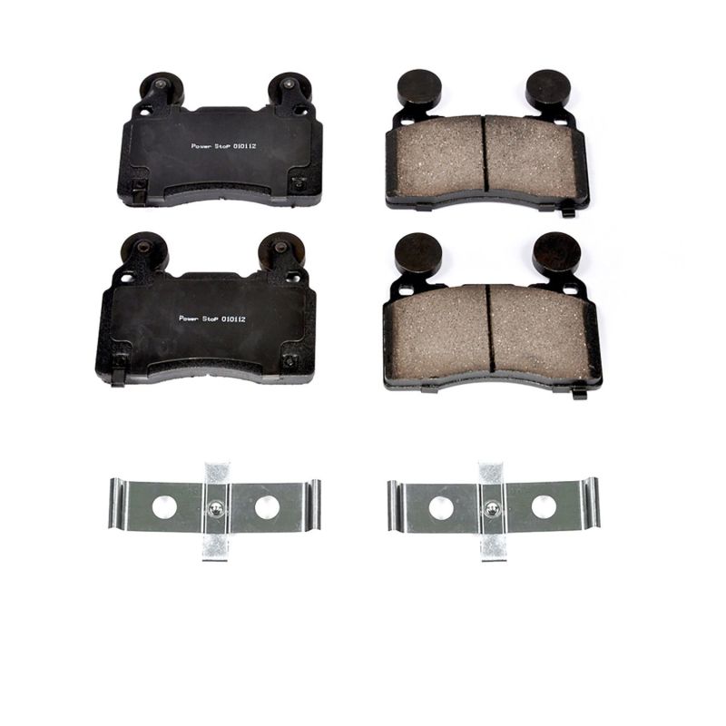 Power Stop 16-18 Cadillac CT6 Front Z17 Evolution Ceramic Brake Pads w/Hardware Brake Pads - OE PowerStop