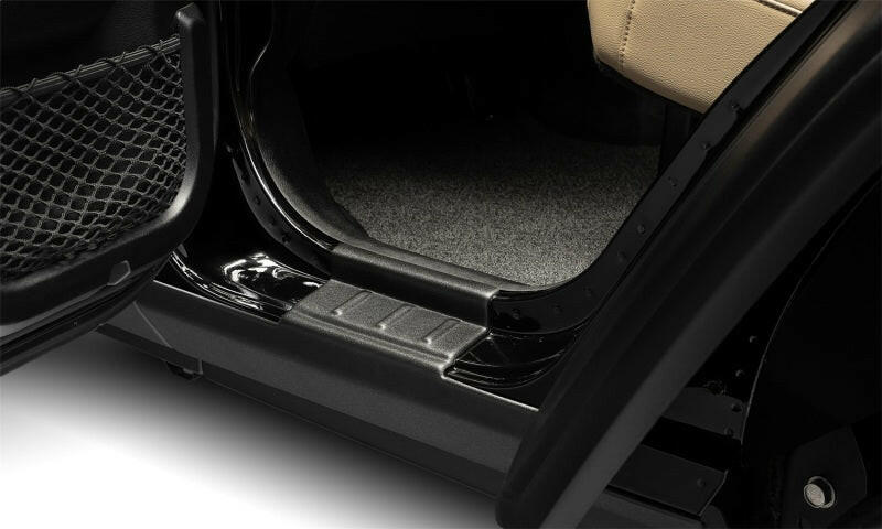 Bushwacker Jeep Wrangler JL Trail Armor Rocker Panel and Sill Plate Cover- Black Body Armor & Rock Rails Bushwacker
