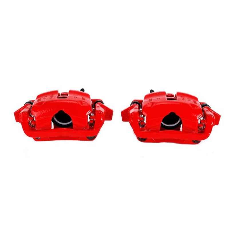 Power Stop 07-16 Mini Cooper Front Red Calipers w/Brackets - Pair Brake Calipers - Perf PowerStop