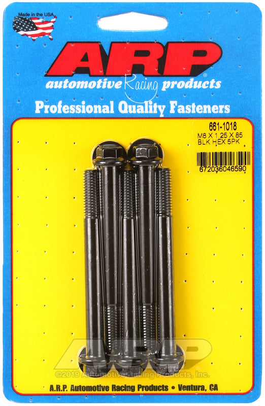 ARP M8 x 1.25 x 85 hex black oxide bolts Rod Bolt Kits ARP