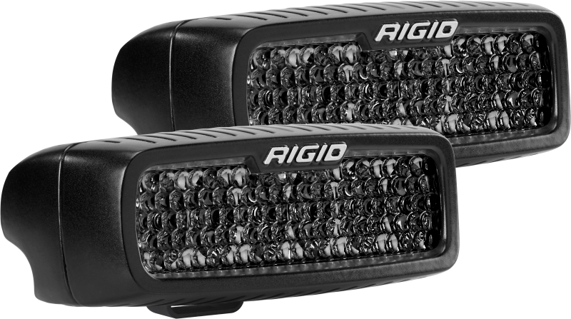 Rigid Industries SR-Q Series PRO Midnight Edition - Spot - Diffused - Pair Light Bars & Cubes Rigid Industries