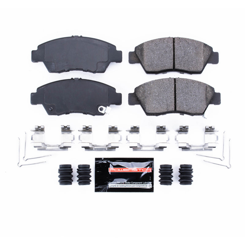 Power Stop 13-14 Acura ILX Front Z23 Evolution Sport Brake Pads w/Hardware Brake Pads - Performance PowerStop