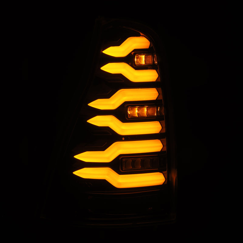 AlphaRex 03-09 Toyota 4Runner LUXX-Series LED Tail Lights- Black Tail Lights AlphaRex