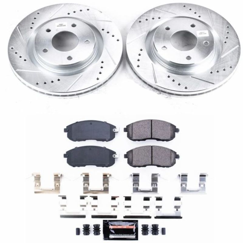 Power Stop 2019 Nissan Sentra Front Z23 Evolution Sport Brake Kit Brake Kits - Performance D&S PowerStop