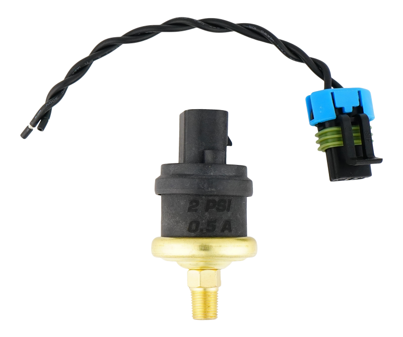 DeatschWerks 2psi 1/8th NPT Adjustable (1-3psi) Hobbs Switch with Pigtail (0.5A) Relays DeatschWerks