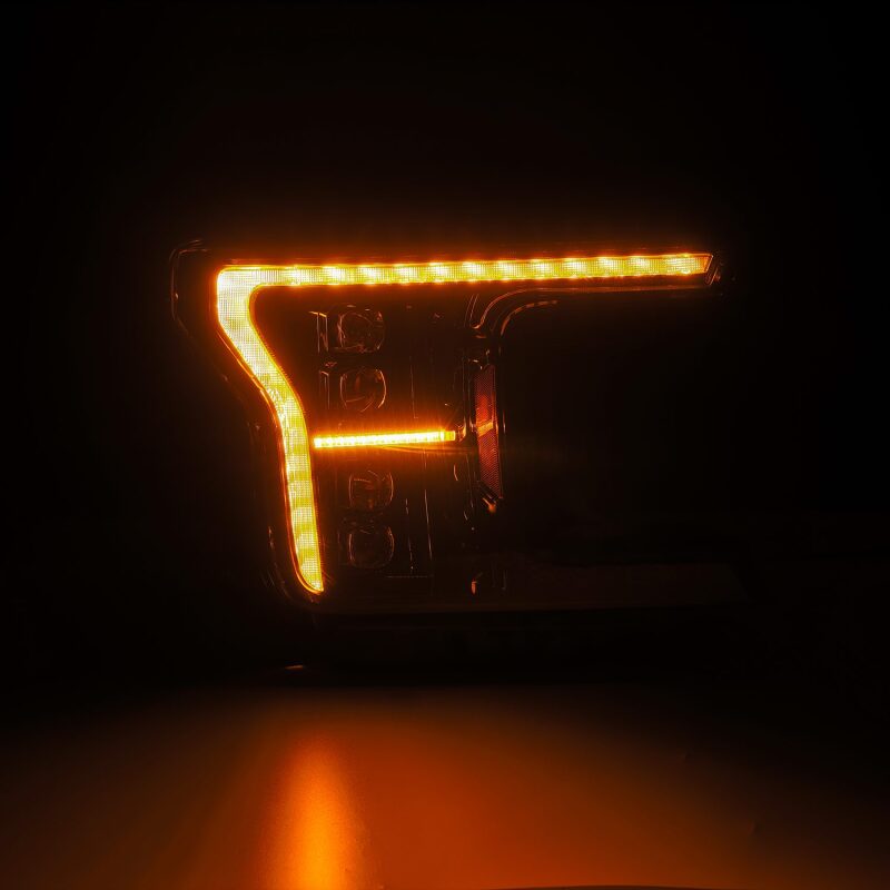 AlphaRex 18-20 Ford F-150 NOVA LED Proj Headlight Alpha Blk (14th Gen G2 Style) Headlights AlphaRex