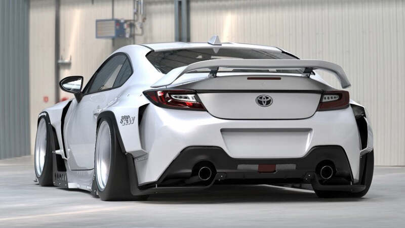 GReddy Pandem 2022+ Toyota GR86 (ZN8) Rocket Bunny V1.5 Ducktail Wing Spoilers GReddy