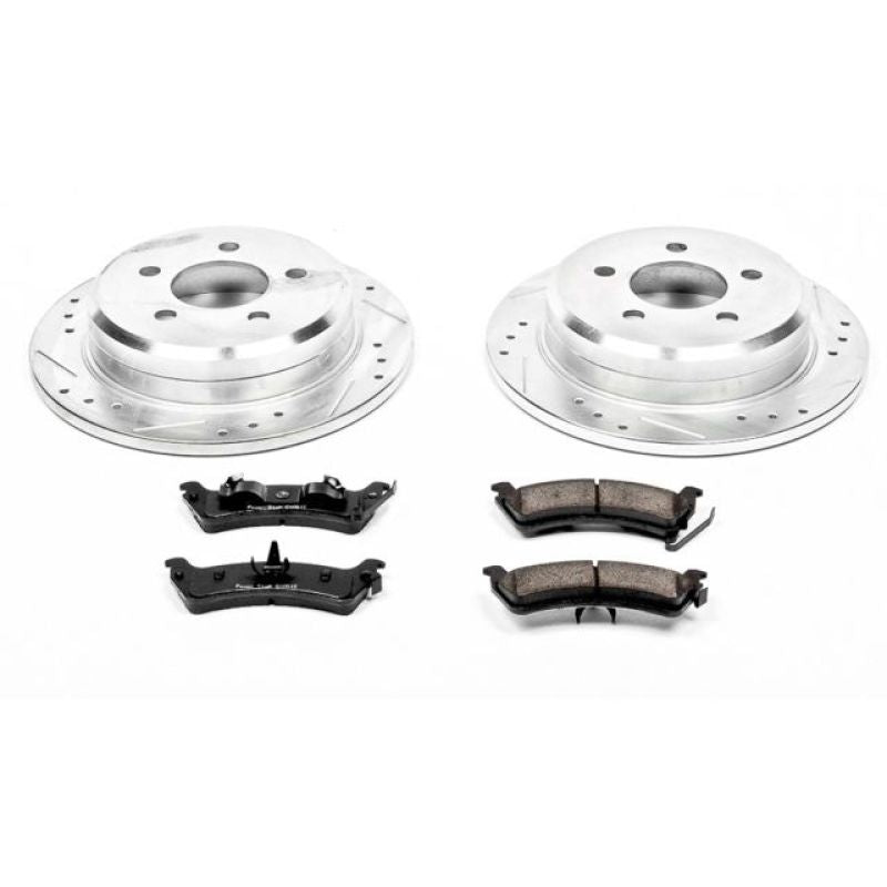 Power Stop 93-98 Jeep Grand Cherokee Rear Z23 Evolution Sport Brake Kit Brake Kits - Performance D&S PowerStop