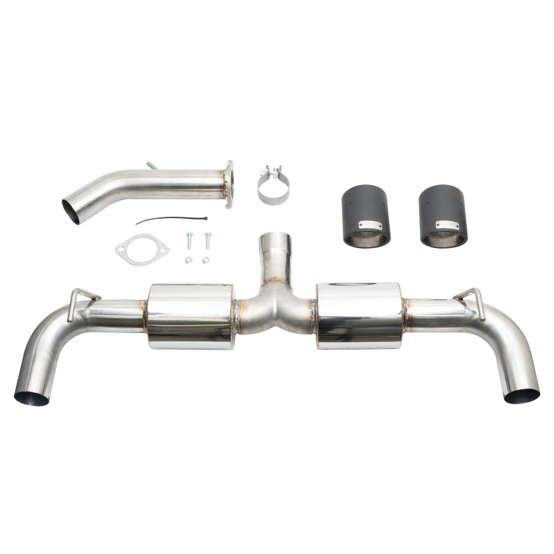 Injen 19-22 Hyundai Veloster N L4 2.0L Turbo Performance SS Axle Back Exhaust System - Carbon Tips Axle Back Injen