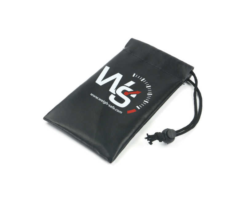 Weigh Safe Plastic Lined Leather Tow Ball/Clam Shell Storage Bag Hitch Accessories Weigh Safe