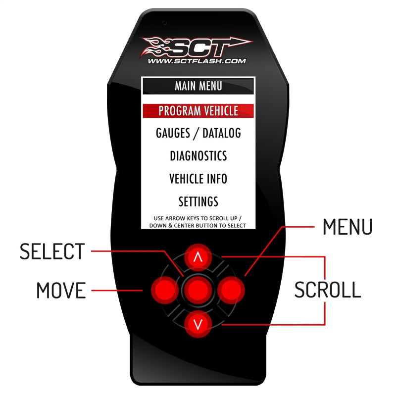 SCT Ford Cars & Trucks (Gas & Diesel) X4 Power Flash Programmer EO Certified Programmers & Tuners SCT Performance