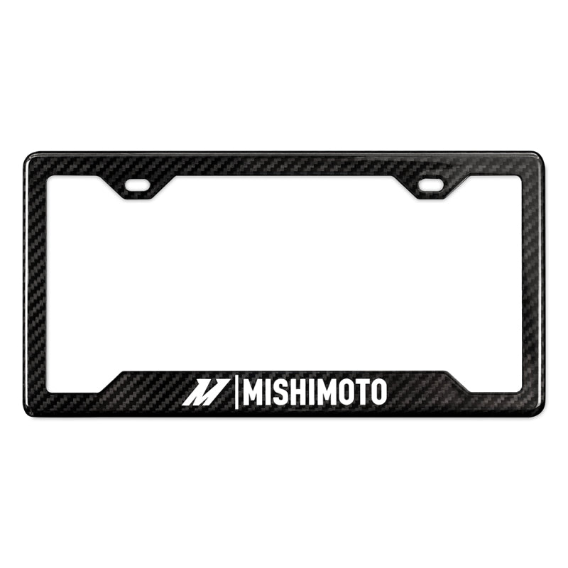 Mishimoto Carbon Fiber License Plate Frame - Gloss Cargo Boxes & Bags Mishimoto