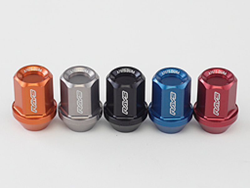 Rays Dura-Nut L32 Straight Type 12x1.25 Lug Nut Set 16 Lug 4 Lock Set - Red Lug Nuts Rays