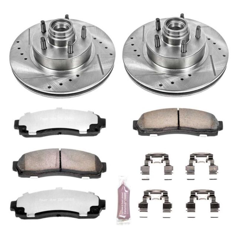 Power Stop 03-09 Ford Ranger Front Z36 Truck & Tow Brake Kit Brake Kits - Performance D&S PowerStop