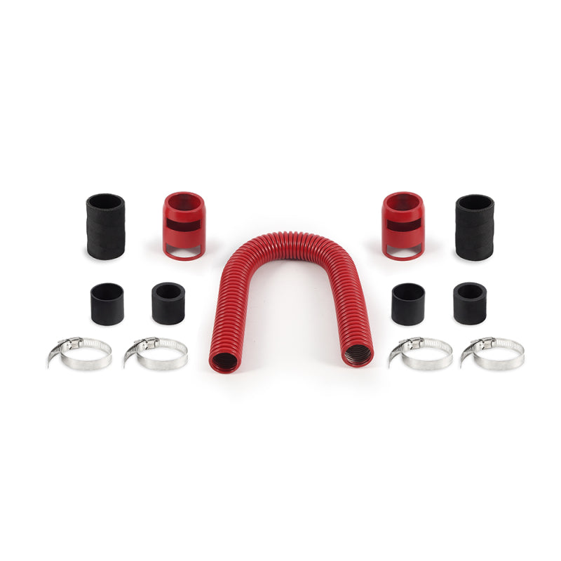 Mishimoto 24in Flexible Radiator Hose Kit Red Hoses Mishimoto