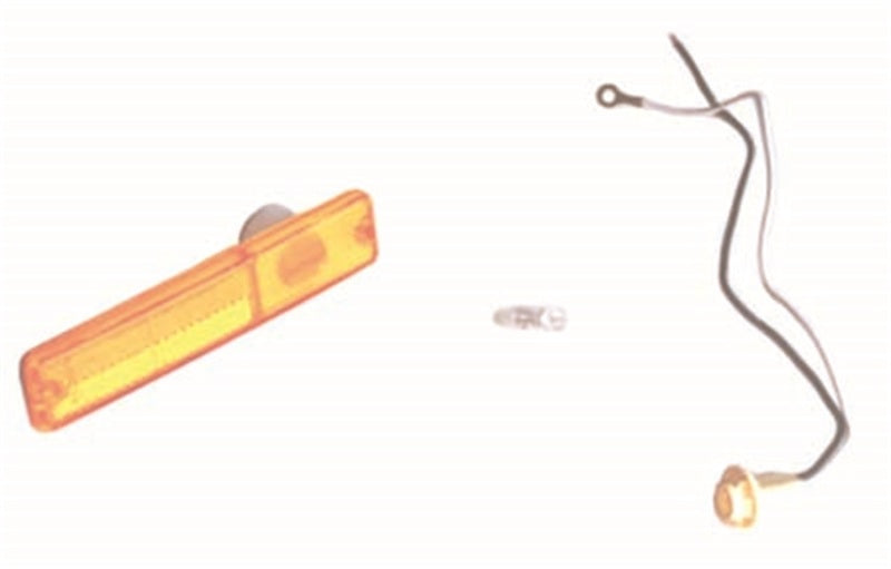 Omix Side Marker Light Assembly Amber 72-86 Jeep CJ Light Accessories and Wiring OMIX