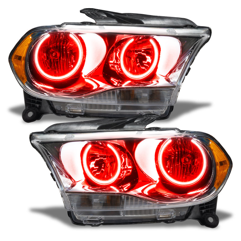 Oracle 11-13 Dodge Durango SMD HL Halogen - Chrome - Red Headlights ORACLE Lighting