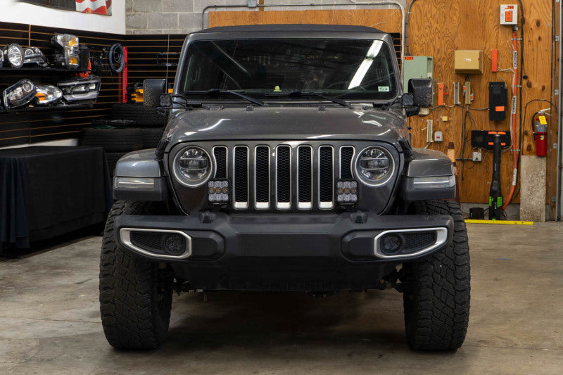 Diode Dynamics 18-21 Jeep JL Wrangler SS5 Bumper LED Pod Light Kit - Yellow Pro Driving Light Accessories and Wiring Diode Dynamics