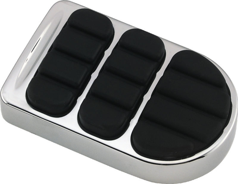 Kuryakyn ISO Standard Brake Pedal Pad Chrome Pedals Kuryakyn