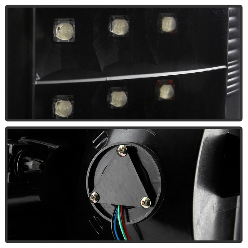 Spyder 13-18 Dodge Ram 2500/3500 LED Tail Lights LED Model Only - All Black (ALT-YD-DRAM13-LED-BKV2) Tail Lights SPYDER