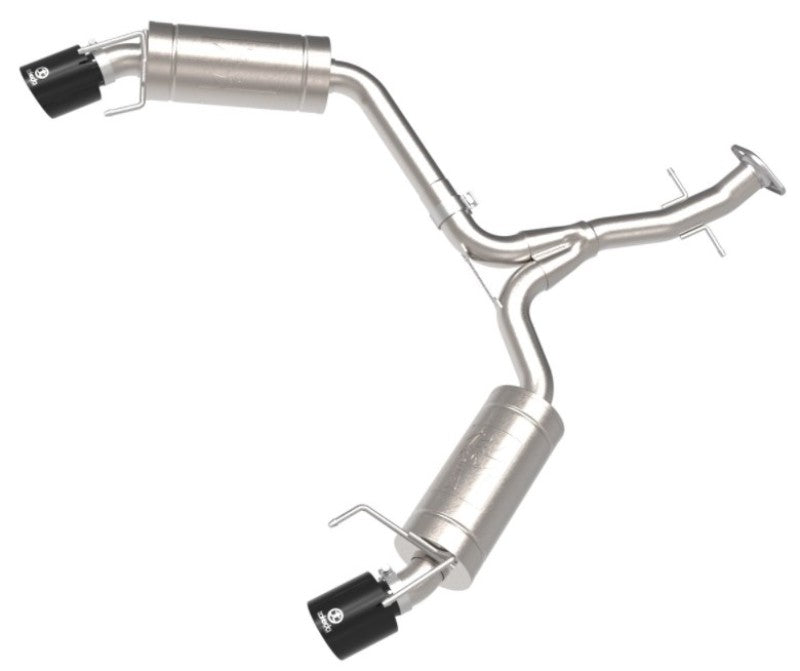 aFe POWER Takeda 06-13 Lexus IS250/IS350 SS Axle-Back Exhaust w/ Black Tips Axle Back aFe