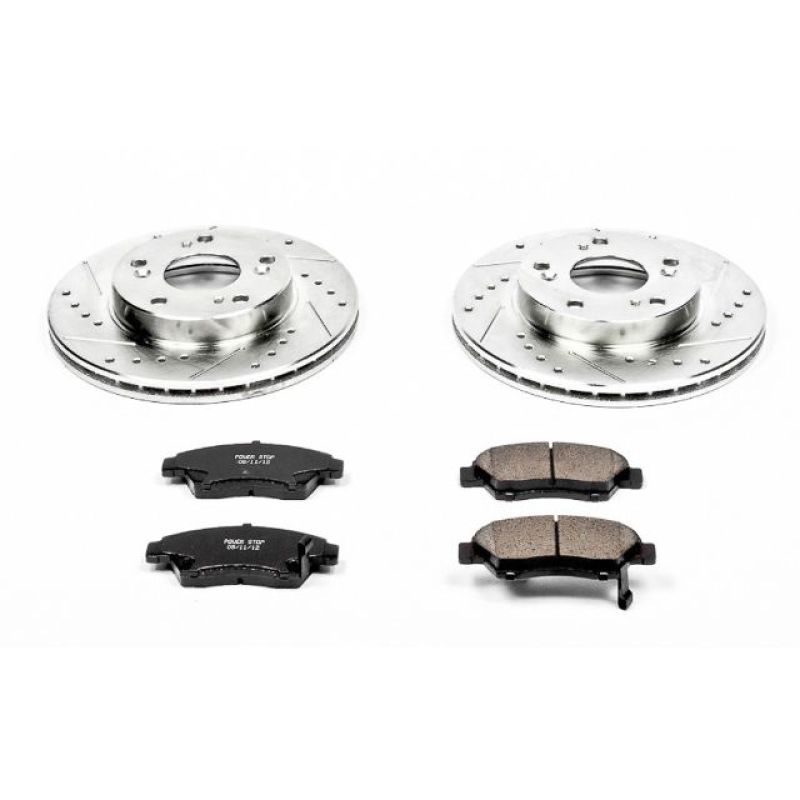 Power Stop 02-06 Acura RSX Front Z23 Evolution Sport Brake Kit Brake Kits - Performance D&S PowerStop