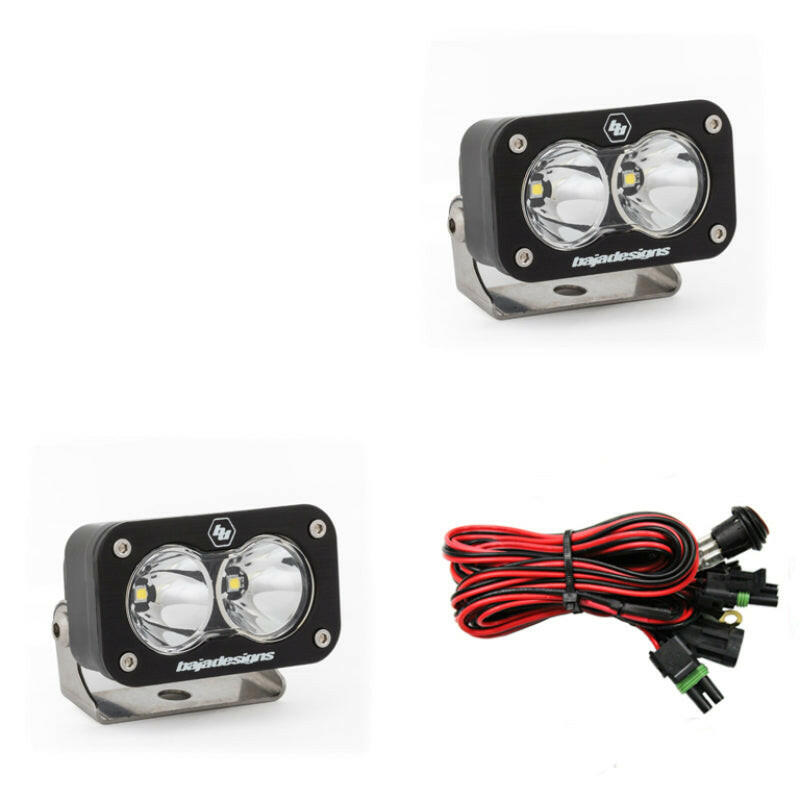 Baja Designs S2 Sport Work/Scene Pattern Pair LED Work Light - Clear Light Bars & Cubes Baja Designs
