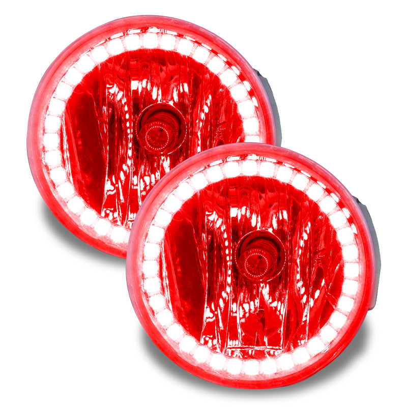 Oracle Lighting 08 Ford Explorer Sport Trac Pre-Assembled LED Halo Fog Lights -Red Fog Lights ORACLE Lighting