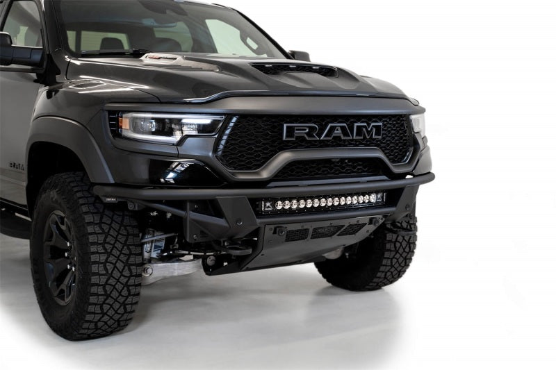 Addictive Desert Designs 2021 Dodge RAM 1500 TRX PRO Bolt-On Front Bumper w/ Sensors Bumpers - Steel Addictive Desert Designs