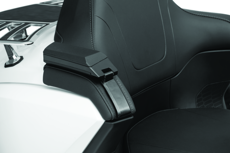 Kuryakyn Omni Passenger Armrests Black Armrests Kuryakyn