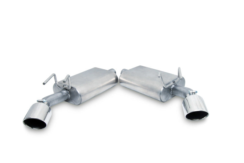 Gibson 10-15 Chevrolet Camaro LS 3.6L 2.25in Axle-Back Dual Exhaust - Stainless Axle Back Gibson