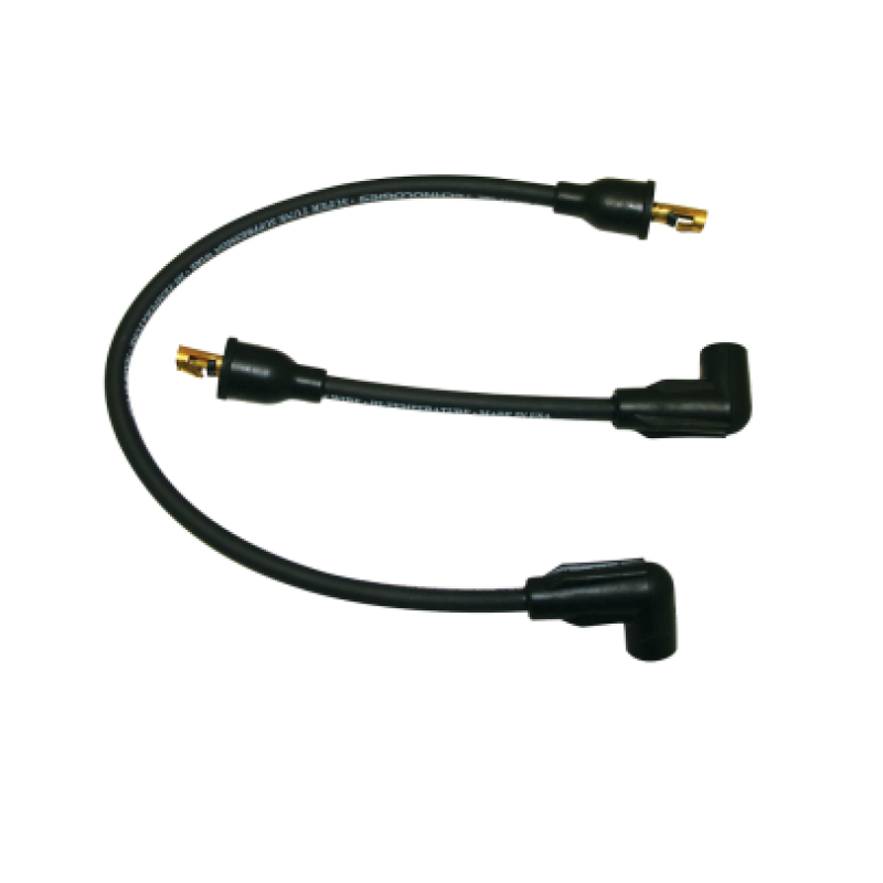 Moroso 80-84 H-D FL / 84-99 H-D FXST/FLST / 91-98 H-D FXD Suppression Core Wire Set - Black Spark Plug Wire Sets Moroso