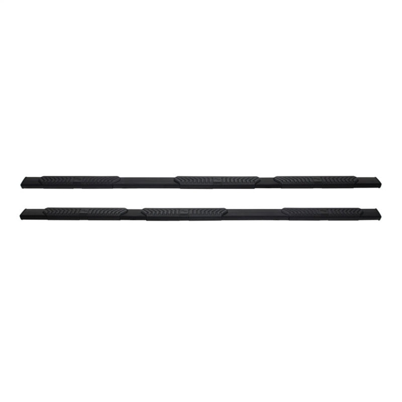 Westin 07-18 Chevrolet Silverado 1500 Crew Cab 5.5ft Bed R5 M-Series Nerf Step Bars - Black Nerf Bars Westin