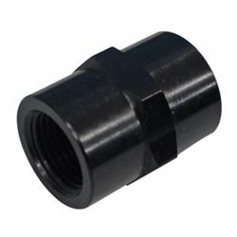 Fragola 1/8 FPT Coupler - Black Fittings Fragola