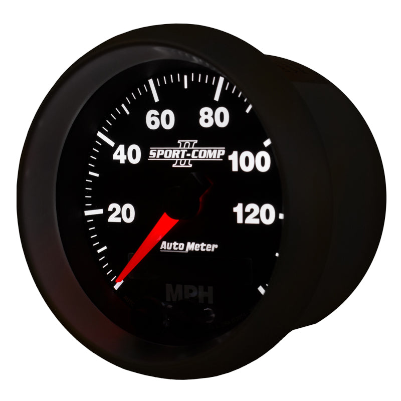 Autometer Sport-Comp II 3-3/8in 0-140MPH In-Dash Electronic GPS Programmable Speedometer Gauges AutoMeter