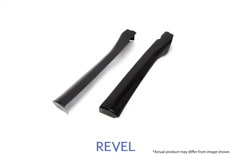 Revel GT Dry Carbon Door Trim (Front Left & Right) Tesla Model S - 2 Pieces Carbon Accessories Revel