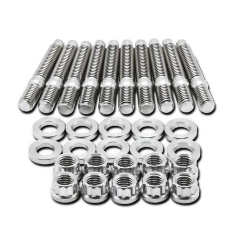 BLOX Racing SUS303 Stainless Steel Intake Manifold Stud Kit M8 x 1.25mm 55mm in Length - 8-piece Hardware Kits - Other BLOX Racing