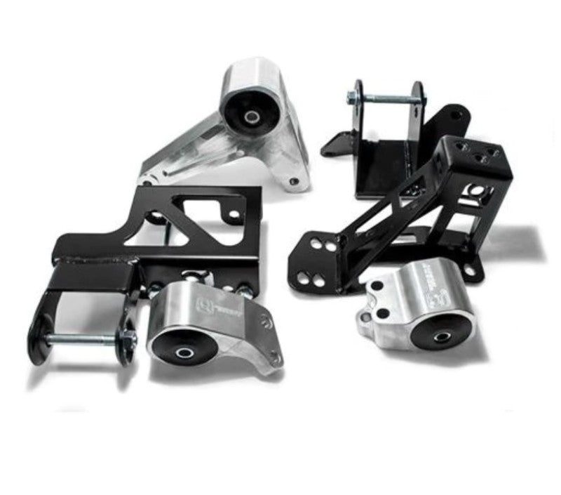 Innovative 92-95 Civic K-Series Black Aluminum Mounts 95A Bushings (Not K24 Trans) Engine Mounts Innovative Mounts