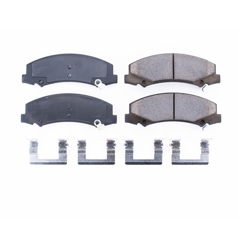 Power Stop 08-09 Buick Allure Front Z17 Evolution Ceramic Brake Pads w/Hardware Brake Pads - OE PowerStop